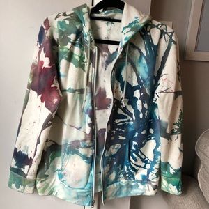 Tie Dye zip up hoodie